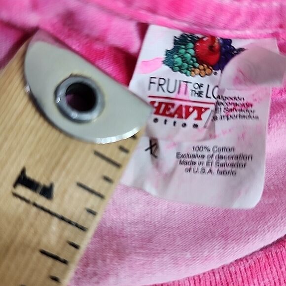 It's Better In The Bahamas‎ Freeport Spiral Tie Dye Fray Upcycle Rare T-Shirt XL - Picture 3 of 16